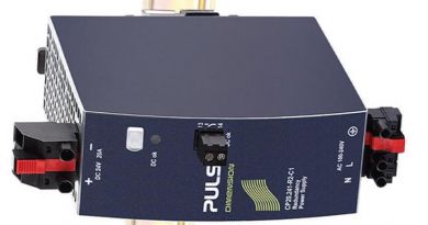 Această sursă cu prindere pe șină DIN