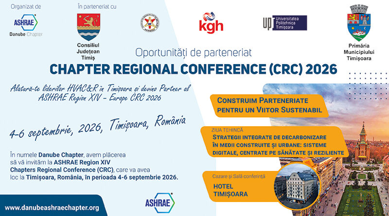 Chapter Regional Conference 2026, 4–6 septembrie 2026, Timișoara, România,