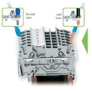 foto conductor cu pini Wago