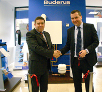 foto inaugurare showroom Buderus