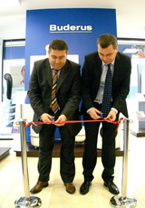 foto inaugurare showroom Buderus