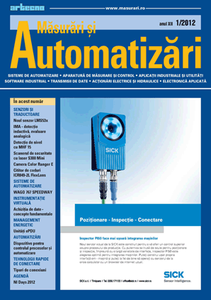 foto revista Masurari&Automatizari nr.1/2012