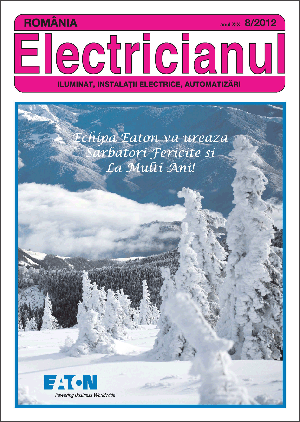revista Electricianul nr.8/2012 revista Electricianul nr.8/2012