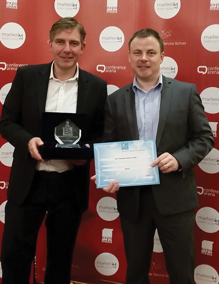 Frank Verweij (Head of Marketing EMEA Nuance) şi Peter Martis (Sales&Business Development Central Europe & Balkans Nuance)